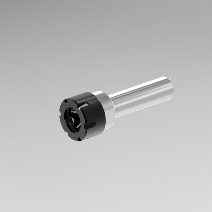 prolunga con ghiera mini per portapinze ER8 D8